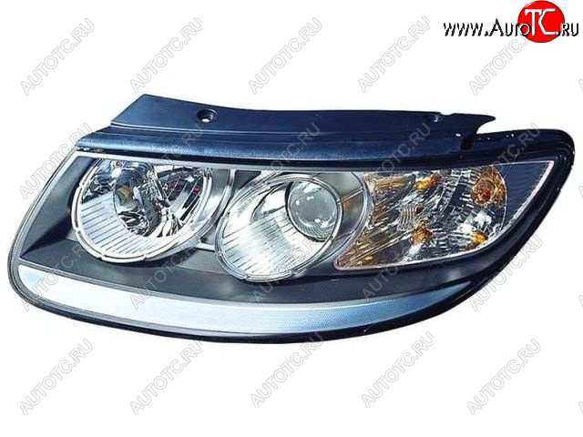 7 749 р. Левая фара (c электрокорректором) DEPO  Hyundai Santa Fe  CM (2006-2009) дорестайлинг  с доставкой в г. Пермь