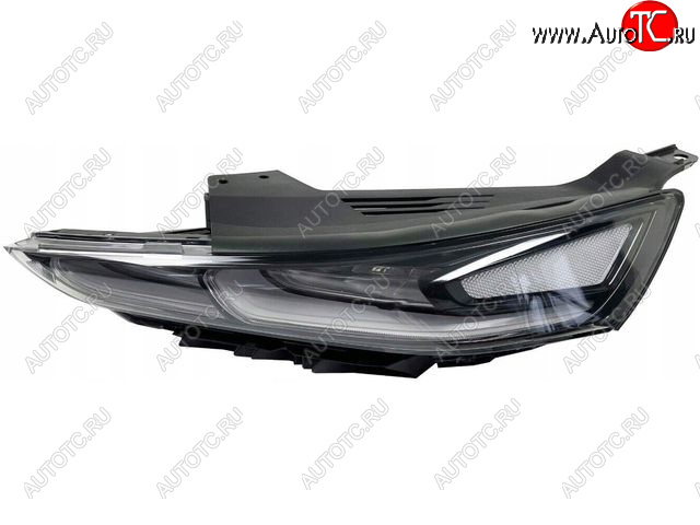 8 299 р. Левая фара (ДХО) BODYPARTS  Hyundai Santa Fe  TM (2018-2021) дорестайлинг  с доставкой в г. Пермь