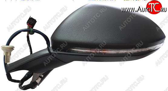 5 899 р. Боковое левое зеркало (электрическое, с подогревом, 6 контактов) BodyParts Volkswagen Golf 7 дорестайлинг, хэтчбэк 5 дв. (2012-2017) (неокрашенное)  с доставкой в г. Пермь