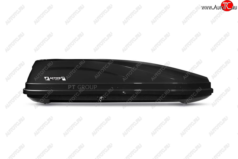 29 389 р. Автобокс PT GROUP (450л., 187х88x44, двустороннее открывание) Active M Luxe черный   (Чёрный)  с доставкой в г. Пермь