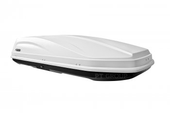30 989 р. Автобокс PT GROUP (650л., 225x45x88, двустороннее открывание) Active L белый   (Белый)  с доставкой в г. Пермь. Увеличить фотографию 2