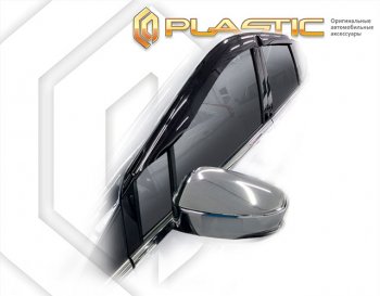 2 079 р. Дефлектора окон (рынок Юго-Восточной Азии) CA-Plastic  Mitsubishi Xpander Cross  NC1W (2022-2025) минивэн рестайлинг (серия Classic полупрозрачный)  с доставкой в г. Пермь. Увеличить фотографию 2