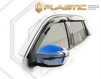 Дефлектора окон (р. ОАЭ) CA-Plastic Nissan X-terra  D23 (2020-2025) (Classic полупрозрачный)