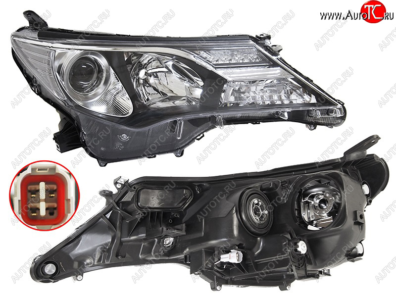 21 749 р. Фара Toyota RAV4 (XA40) 12-15 (Справа) DEPO 212-11W1R-LDEM2  с доставкой в г. Пермь