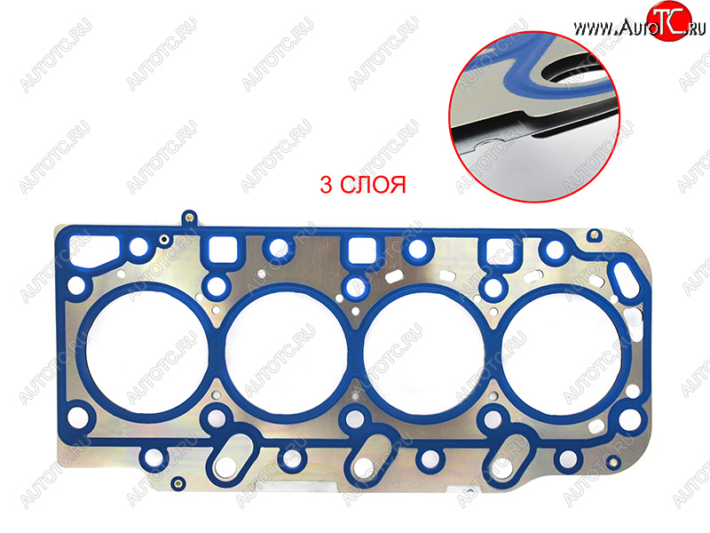 3 099 р. Прокладка ГБЦ V-2.5 D4CB (T-1.0) металл DYG Hyundai Starex/Grand Starex/H1 TQ дорестайлинг (2007-2013)  с доставкой в г. Пермь