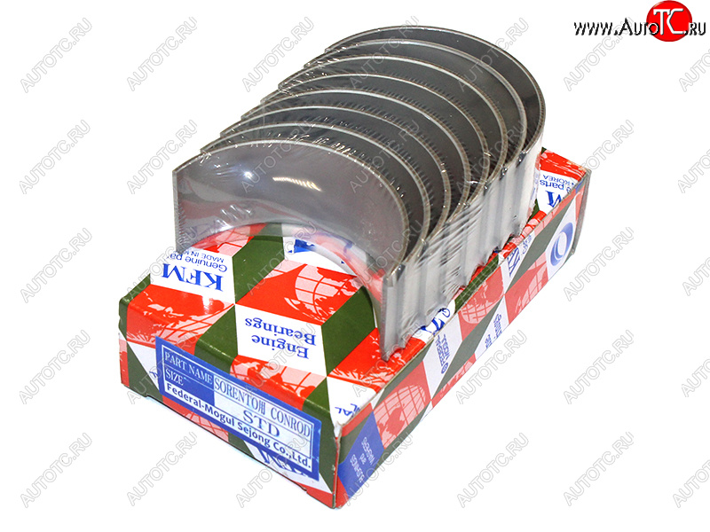 2 199 р. Вкладыши шатунные к-т STD HYUNDAI STAREXH1 D4CB 2,5D  07- KFM 23060-4A930  с доставкой в г. Пермь