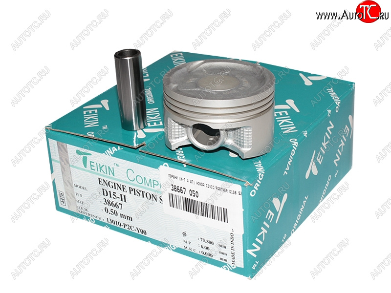 5 599 р. Поршни (к-т 4 шт) HONDA CIVICPARTNER D15B 92- TEIKIN 38667 050  с доставкой в г. Пермь
