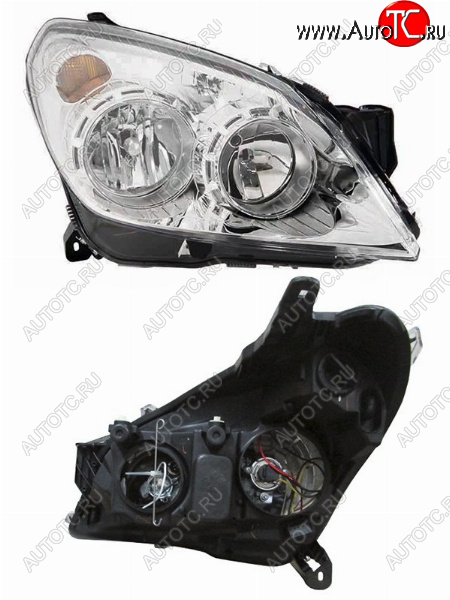 14 299 р. Фара OPEL ASTRA 07-14 RH хром, с электрокрректором DEPO 442-1140RMLEMN1  с доставкой в г. Пермь