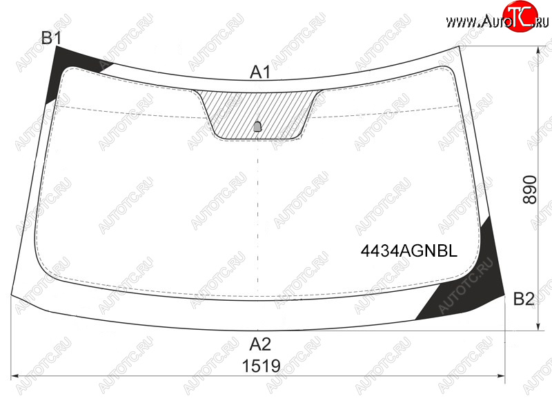 6 299 р. Стекло лобовое Kia Soul 08-14 FUYAO 4434AGNBL  с доставкой в г. Пермь