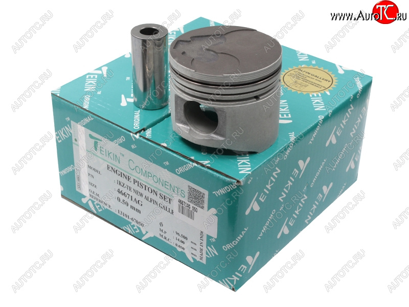 22 799 р. Поршень (к-т 4 шт с охлаждением) 050 TOYOTA LAND CRUISER PRADOHIACE 1KZTE 96-02 TEIKIN 46671AG 050  с доставкой в г. Пермь