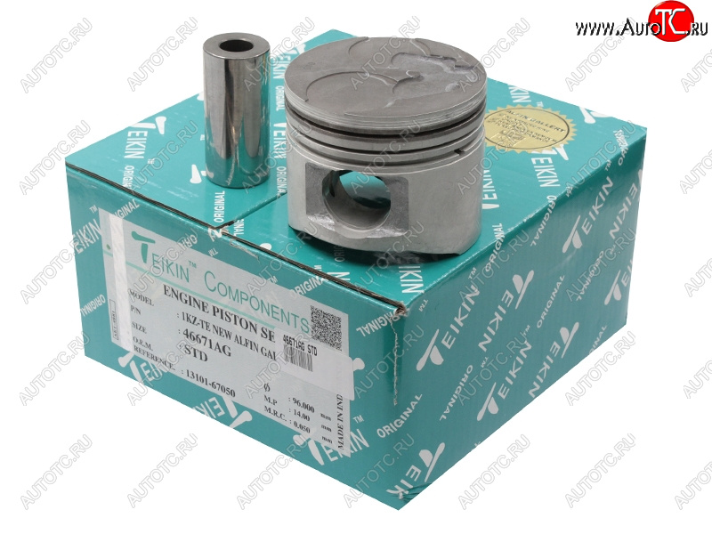25 999 р. Поршень (к-т 4 шт с охлаждением) STD TOYOTA LAND CRUISER PRADOHIACE 1KZTE 96-02 TEIKIN 46671AG STD  с доставкой в г. Пермь