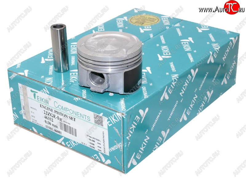 13 899 р. Поршни (к-т 6 шт) 050 TOYOTA ARISTOCHASERALTEZACROWN 2JZ-GE 98-05 TEIKIN 46352 050  с доставкой в г. Пермь