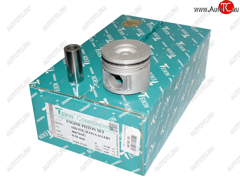 35 699 р. Поршень (к-т 6 шт с охлаждением) TOYOTA LAND CRUISER 1HD-FTE 98-02 TEIKIN 46674AG 050  с доставкой в г. Пермь