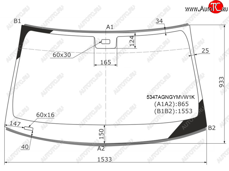 8 649 р. Стекло лобовое (Датчик дождя) Mercedes-Benz E-Class 02-09 FUYAO 5347AGNGYMVW1K  с доставкой в г. Пермь