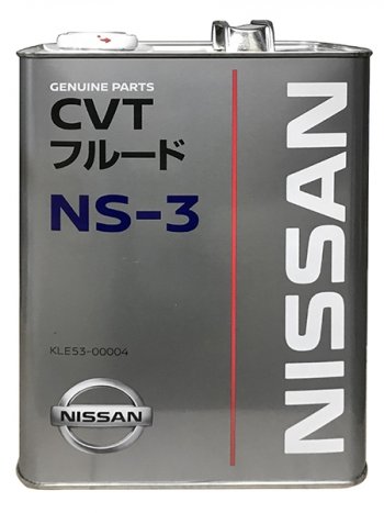 7 449 р. Масло трансмиссионное NISSAN CVT  NS-3 4Л. NISSAN KLE53-00004  с доставкой в г. Пермь. Увеличить фотографию 1
