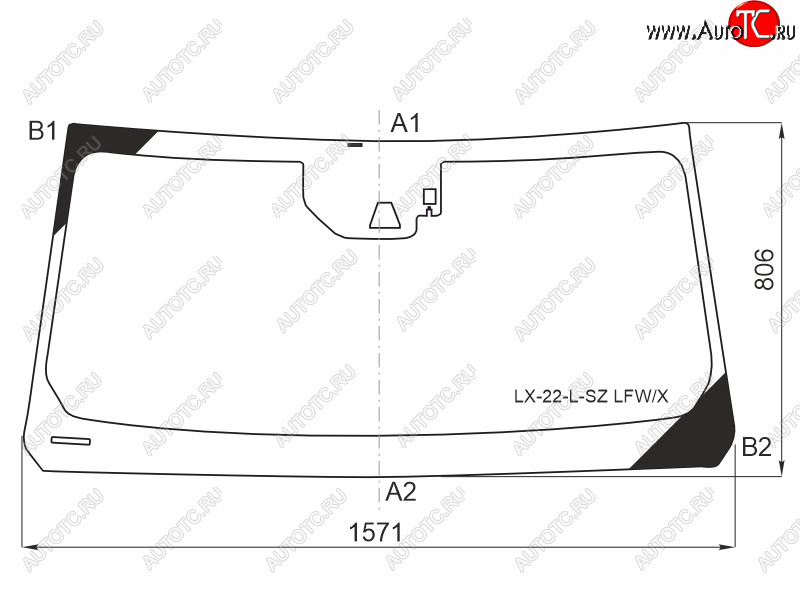 14 449 р. Стекло лобовое (Камера Датчик дождя) Toyota Land Cruiser (J300) 21-  Lexus LX 21- XYG LX-22-L-SZ LFW/X  с доставкой в г. Пермь