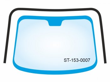 1 299 р. Молдинг лобового стекла (П-образный) Kia Cerato 08-13  Forte 08-13 SAT ST-153-0007  с доставкой в г. Пермь. Увеличить фотографию 1