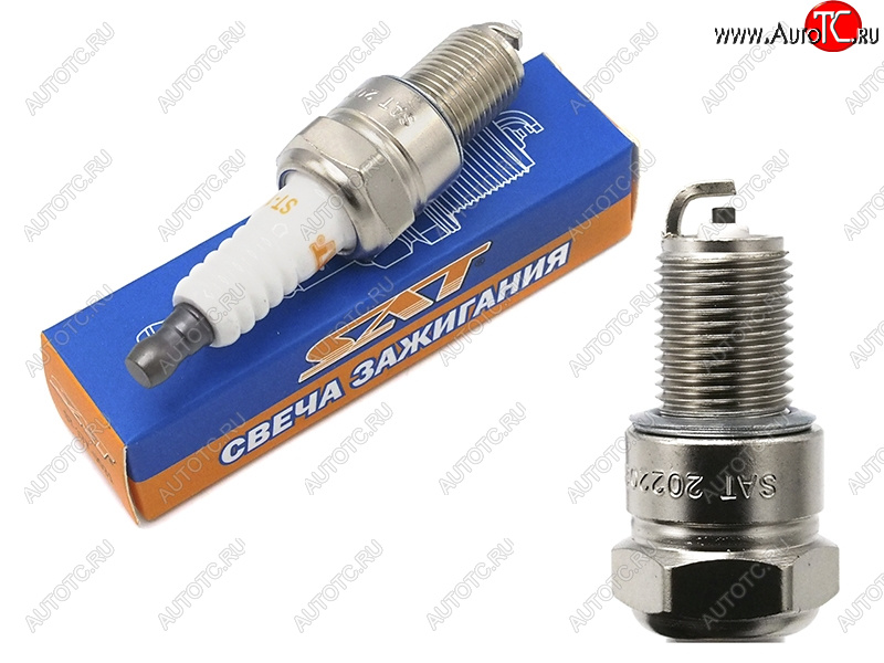 99 р. Свеча зажигания CHEVROLET AVEOKALOS 05-LADA GRANTAKALINALARGUS 11-NIVA 76-MMC L200 86-07 SAT ST-177-0031  с доставкой в г. Пермь