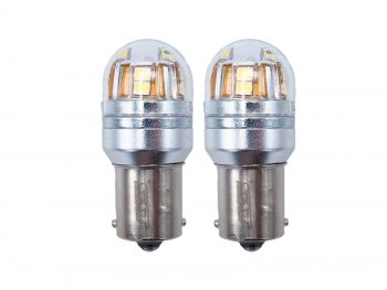 829 р. Лампа дополнительного освещения 12V P21W 2.8W320LM  Canbus LED (Комплект 2 шт.) SAT ST-175-0064  с доставкой в г. Пермь. Увеличить фотографию 1