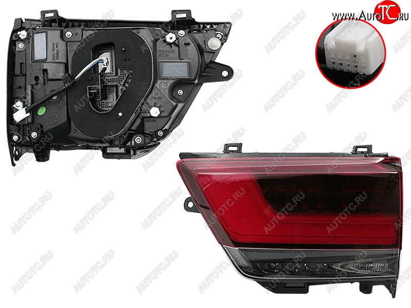 8 649 р. Фонарь в крышку багажника Toyota Land Cruiser (J300) 21- (Справа LED) SAT ST-212-1357R  с доставкой в г. Пермь