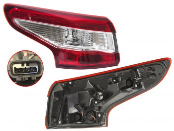 Фонарь задний левый (внешний) SAT Nissan Qashqai  2 (2013-2019) J11 дорестайлинг