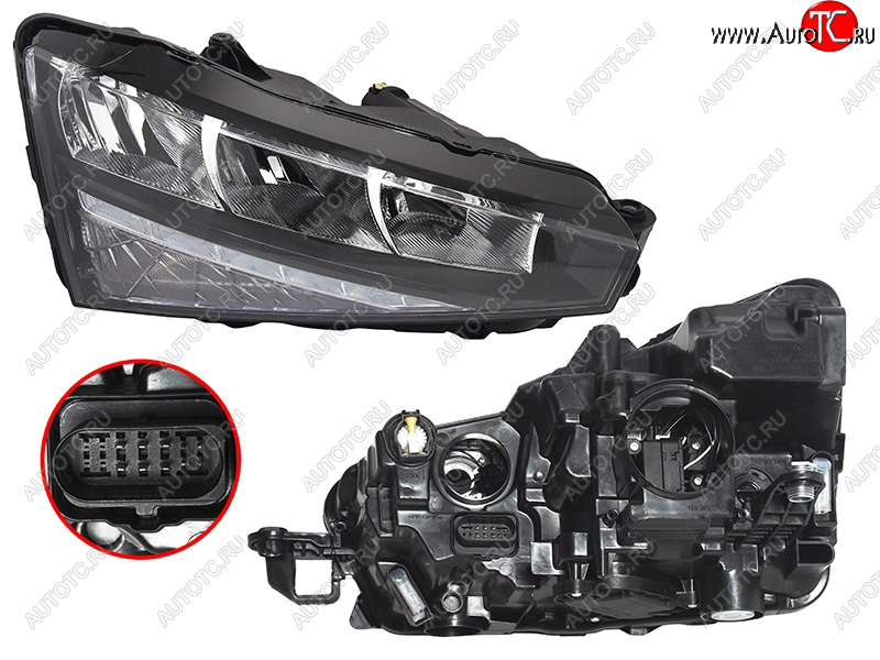 14 699 р. Фара правая (LED) SAT Skoda Rapid MK2 (2019-2025) с доставкой в г. Пермь Увеличить фотографию 1 14 699 р. Фара правая (LED) SAT Skoda Rapid MK2 (2019-2025) с доставкой в г. Пермь