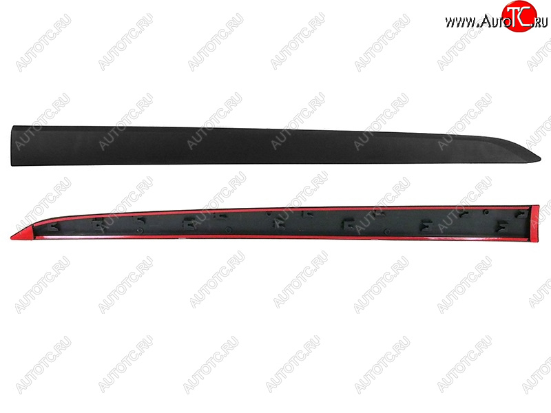 2 389 р. Накладка двери Kia Rio X-Line 17-22 (Спереди Справа Снизу) SAT ST-81-0004  с доставкой в г. Пермь