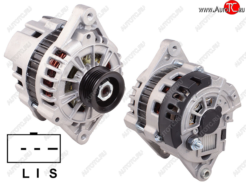 8 999 р. Генератор CHEVROLET LANOS T100/DAEWOO LANOS 1.4/1.5/1.6 12V 85A 97- A14S#/A15S#/A16D# SAT ST-85-0010, st850010 SAT ST-85-0010  с доставкой в г. Пермь