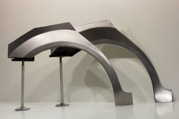 Задние ремонтные арки (комплект) AUTOFERRUM Mazda 6 ( GG,  GG, GY) (2002-2008) лифтбэк дорестайлинг, седан дорестайлинг, универсал дорестайлинг, лифтбэк рестайлинг, седан рестайлинг, универсал рестайлинг (Оцинкованная сталь 1 мм.)
