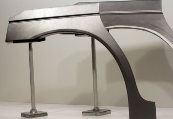 Задние ремонтные арки (комплект) AUTOFERRUM Hyundai Matrix  1 FC (2001-2010) дорестайлинг, 1-ый рестайлинг, 2-ой рестайлинг (Оцинкованная сталь 0,8 мм.)