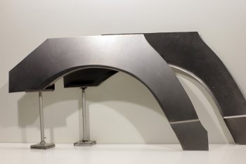 Задние ремонтные арки (комплект) AUTOFERRUM Уаз Патриот ( 3163 5 дв.,  3163 5-дв.) (2005-2025) дорестайлинг, 1-ый рестайлинг, 2-ой рестайлинг (Холоднокатаная сталь 1 мм)