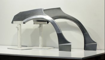 Задние ремонтные арки (комплект) AUTOFERRUM Mitsubishi Carisma (1996-2004) (Оцинкованная сталь 1 мм.)