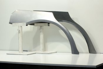 Задние ремонтные арки (комплект) AUTOFERRUM KIA Magentis (2000-2005) (Оцинкованная сталь 0,8 мм.)
