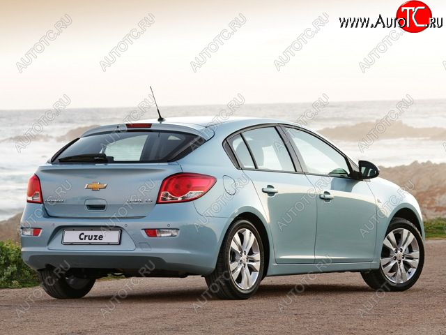 5 409 р. Задние ремонтные арки (комплект) AUTOFERRUM Chevrolet Cruze J305 хэтчбек рестайлинг (2012-2015) (Холоднокатаная сталь 0,8 мм)  с доставкой в г. Пермь