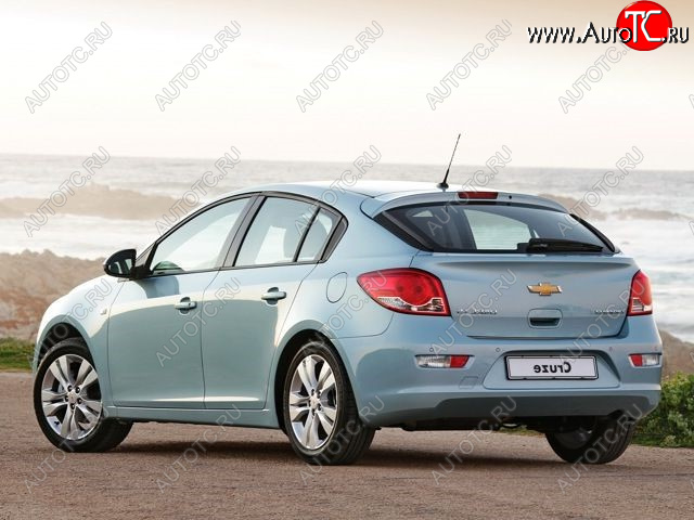 2 989 р. Задняя левая ремонтная арка AUTOFERRUM Chevrolet Cruze J305 хэтчбек рестайлинг (2012-2015) (Холоднокатаная сталь 0,8 мм)  с доставкой в г. Пермь