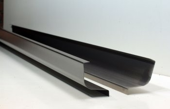 Комплект ремонтных порогов AUTOFERRUM Mitsubishi Outlander  CW0W (2005-2012) дорестайлинг, рестайлинг (Оцинкованная сталь 1 мм.)