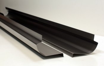 Комплект ремонтных порогов (с усилителем) AUTOFERRUM KIA Spectra (2000-2009) (Холоднокатаная сталь 1.2 мм)