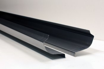 Комплект ремонтных порогов (с усилителем) AUTOFERRUM Chery Bonus  (A13) (2011-2016) лифтбэк (Оцинкованная сталь 1 мм.)