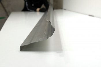 Левый ремонтный порог (с усилителем) AUTOFERRUM Mitsubishi Carisma (1996-2004) (Оцинкованная сталь 1 мм.)
