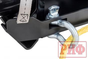 92 859 р. Лебёдка переносная РИФ 9.5XSR c облегчённой площадкой и проводами в сборе, короткий барабан, синтетический трос  9.5xsr-kit1  с доставкой в г. Пермь. Увеличить фотографию 5