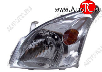 0 р. Левая фара (под корректор) CHINA  Toyota Land Cruiser Prado  J120 (2002-2009)  с доставкой в г. Пермь
