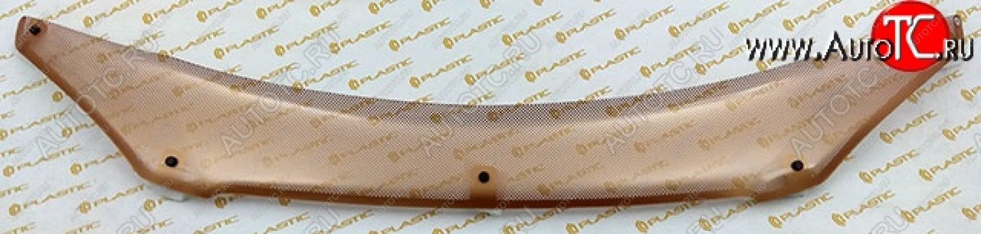 2 399 р. Дефлектор капота CA-Plastic  Hyundai Matrix  1 FC (2008-2010) 2-ой рестайлинг (Шелкография медь)  с доставкой в г. Пермь