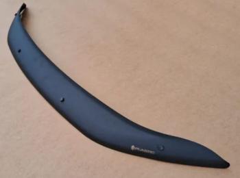 Дефлектор капота (NHP160V, NCO160V, NCP165V) CA-Plastic Toyota Succeed  XP50,XP160 (2014-2020) рестайлинг (Серия Strong черная)