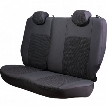 7 299 р. Комплект чехлов для сидений, (РЗС 40/60, 3Г жаккард) Дублин Lord Autofashion  Chevrolet Aveo  T300 (2011-2015) хэтчбек (серый, вставка серая, строчка серая)  с доставкой в г. Пермь. Увеличить фотографию 9