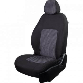 16 799 р. Комплект чехлов сидений (ЖАККАРД) Chevrolet Aveo T200 хэтчбек 5 дв (2002-2008) (Черный+белый)  с доставкой в г. Пермь. Увеличить фотографию 2
