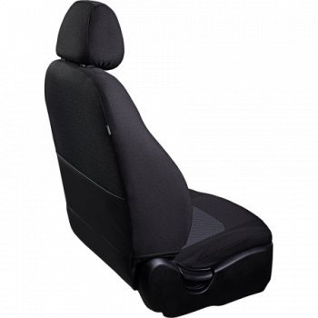 16 799 р. Комплект чехлов сидений (ЖАККАРД) Chevrolet Aveo T200 хэтчбек 5 дв (2002-2008) (Черный+белый)  с доставкой в г. Пермь. Увеличить фотографию 4