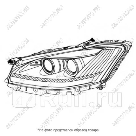 7 349 р. Правая фара (корректор, линзован) BodyParts  Skoda Octavia  A5 (2008-2013) лифтбэк рестайлинг  с доставкой в г. Пермь