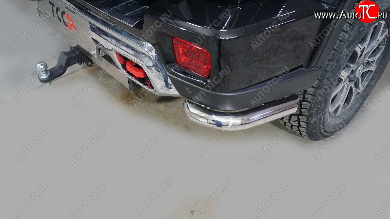 14 549 р. Защита задняя (уголки, нержавейка 60,3 мм) ТСС Тюнинг  BAIC BJ40 (2022-2025)  с доставкой в г. Пермь