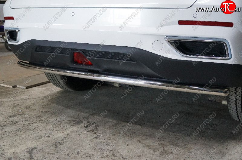 15 249 р. Защита задняя (нержавейка 42,4 мм), ТСС Тюнинг  Changan CS55 Plus (2021-2025)  с доставкой в г. Пермь