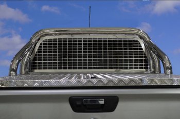 Защита кузова и заднего стекла (для крышки) d 76,1 мм ТСС Тюнинг Changan Hunter Plus (2022-2025) пикап (нержавейка)
